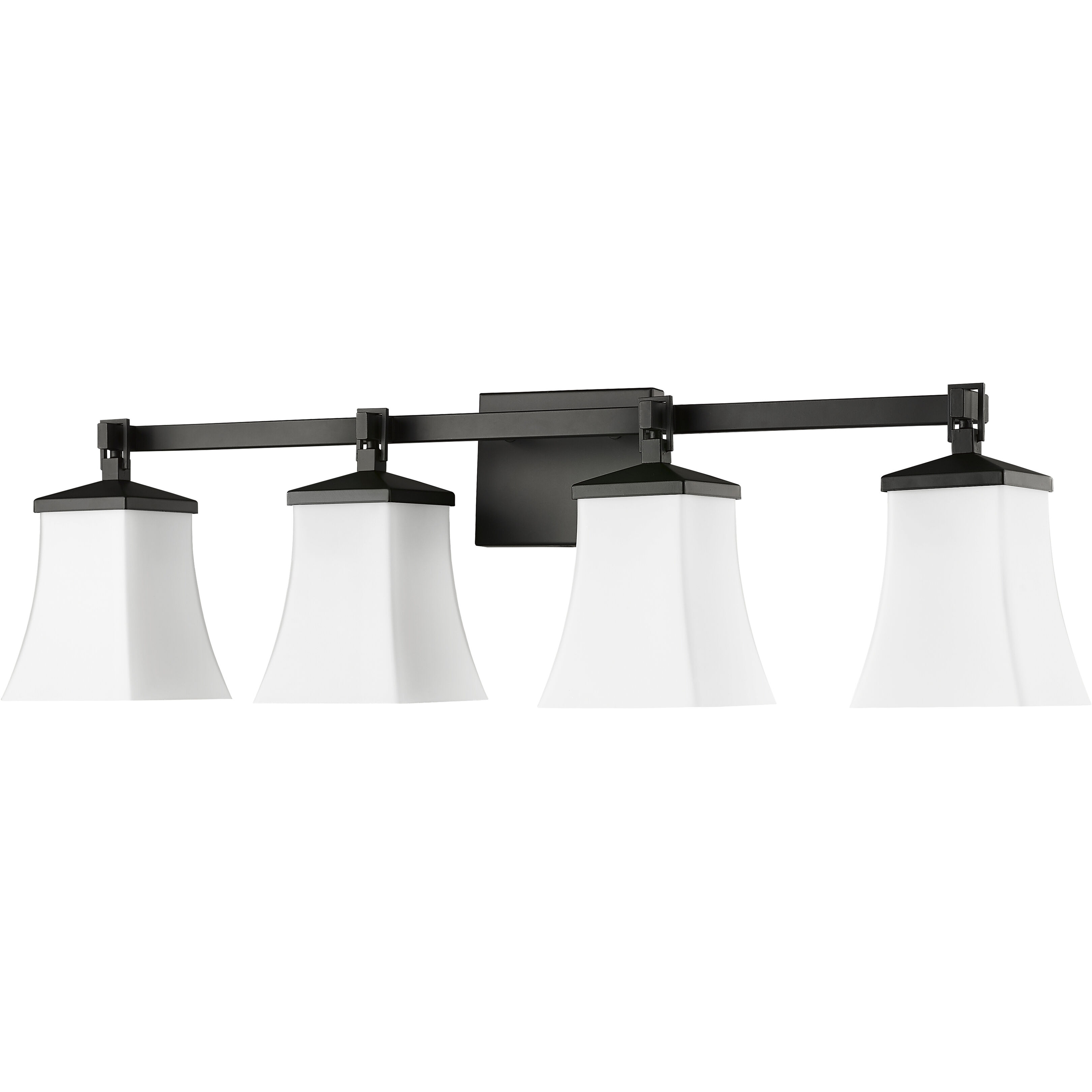 Sonorra 4 Light 33.25 inch Matte Black Bathroom Vanity Light Wall Light